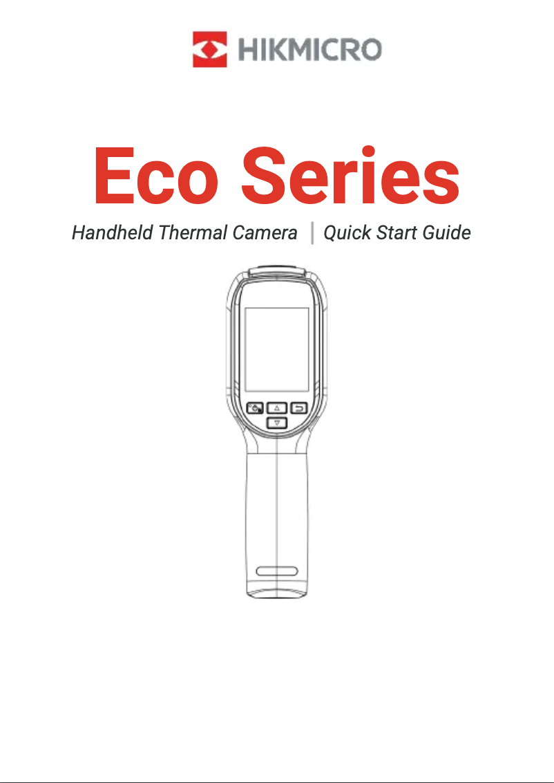 Page n°1 - Manuel utilisateur Hikmicro Eco