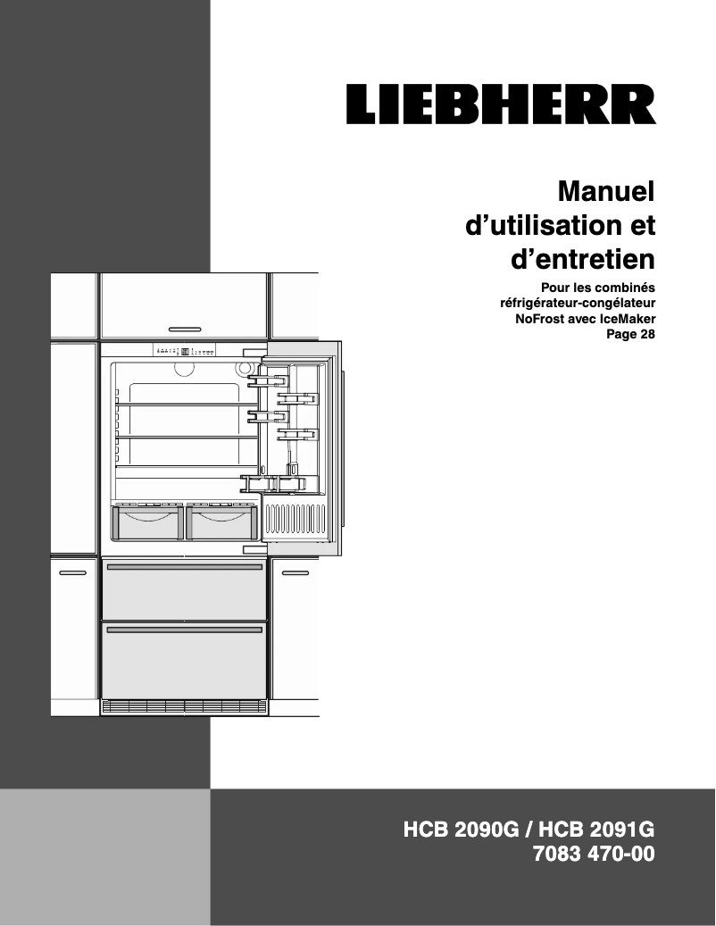 Page n°1 - Manuel utilisateur Liebherr ECBN 8871