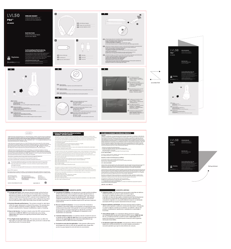 Image de la première page du manuel de l'appareil LVL50