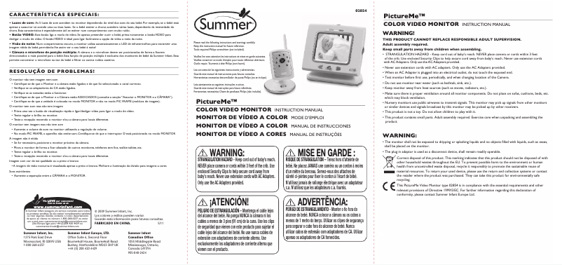 Page n°1 - Manuel utilisateur Summer PictureMe 02854
