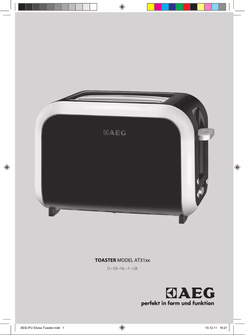 Página 1 del manual Manual de usuario AEG AT3130