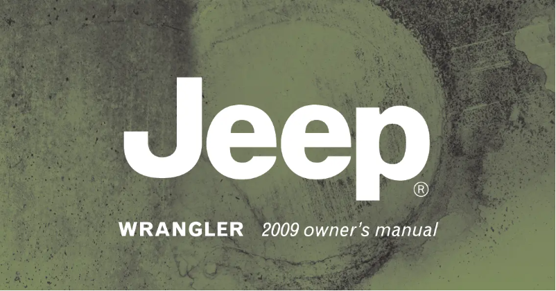 Image de la première page du manuel de l'appareil Wrangler Unlimited (2009)