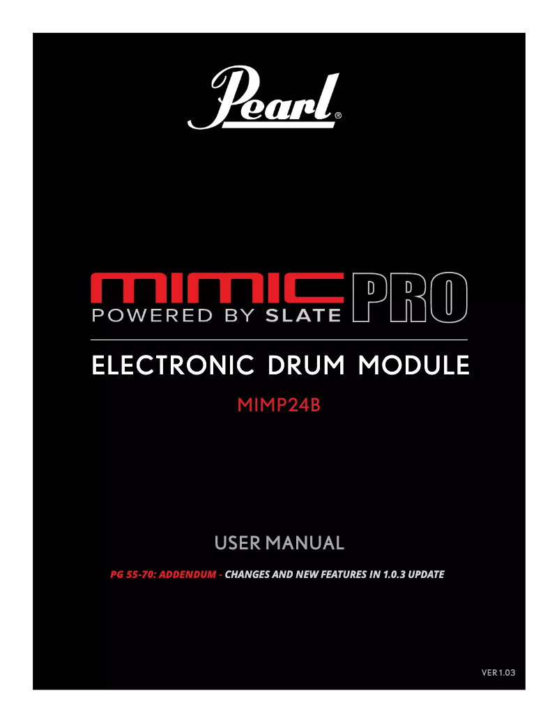Página 1 del manual Manual de usuario Pearl Sports Mimic Pro
