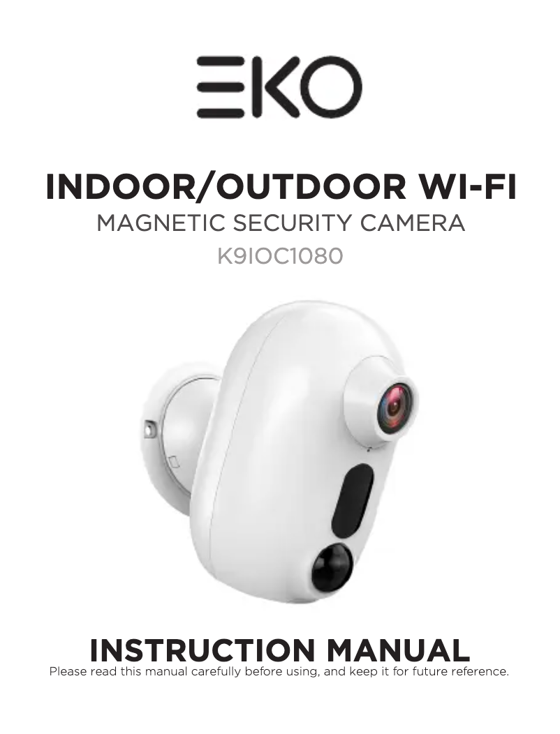 Image de la première page du manuel de l'appareil K9IOC1080