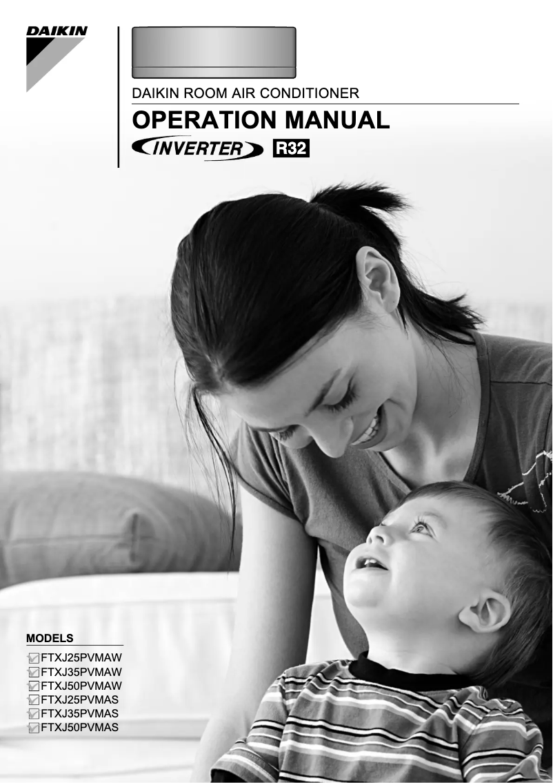 Image de la première page du manuel de l'appareil Zena FTXJ35PVMAS