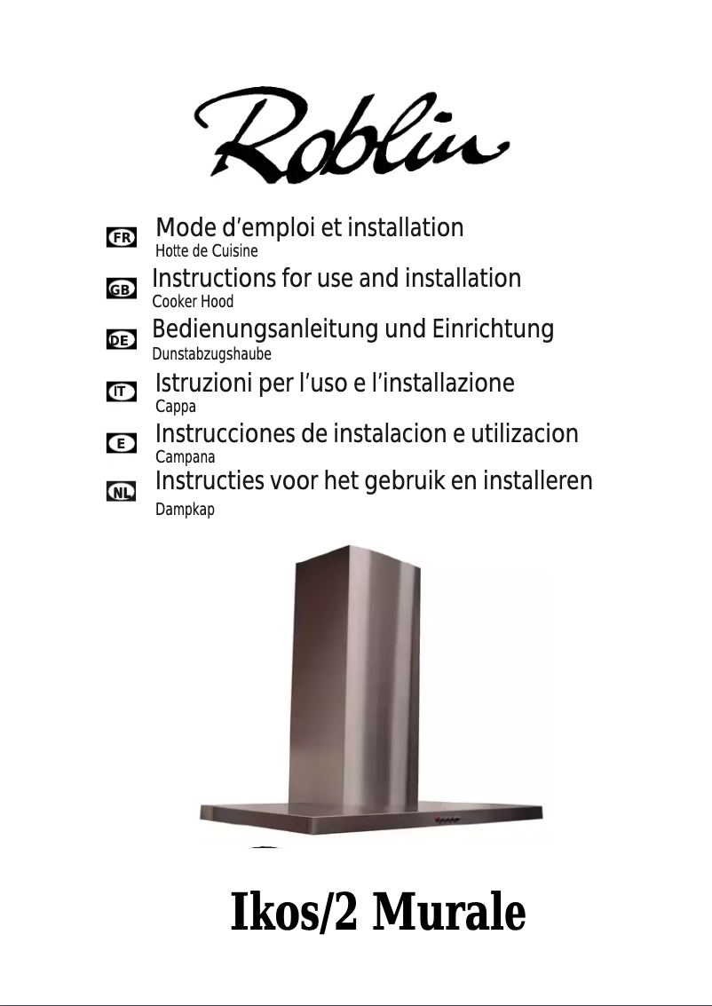 Página 1 del manual Manual de usuario Roblin Ikos 2