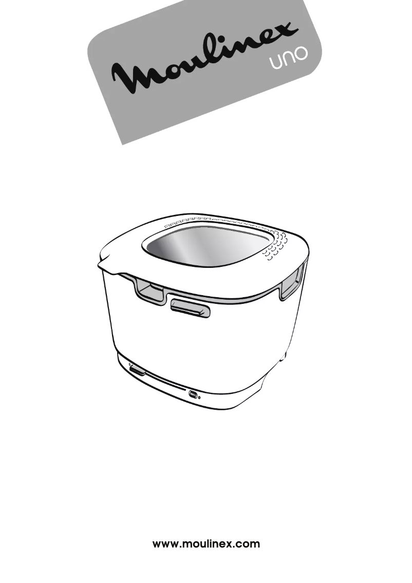 Page 1 de la notice Manuel utilisateur Moulinex Uno AM100971
