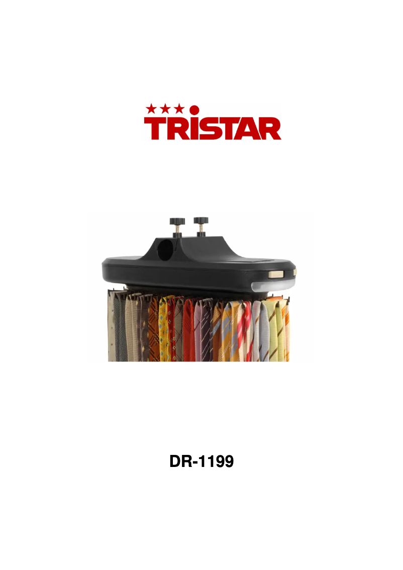 Page n°1 - Manuel utilisateur TriStar DR-1199