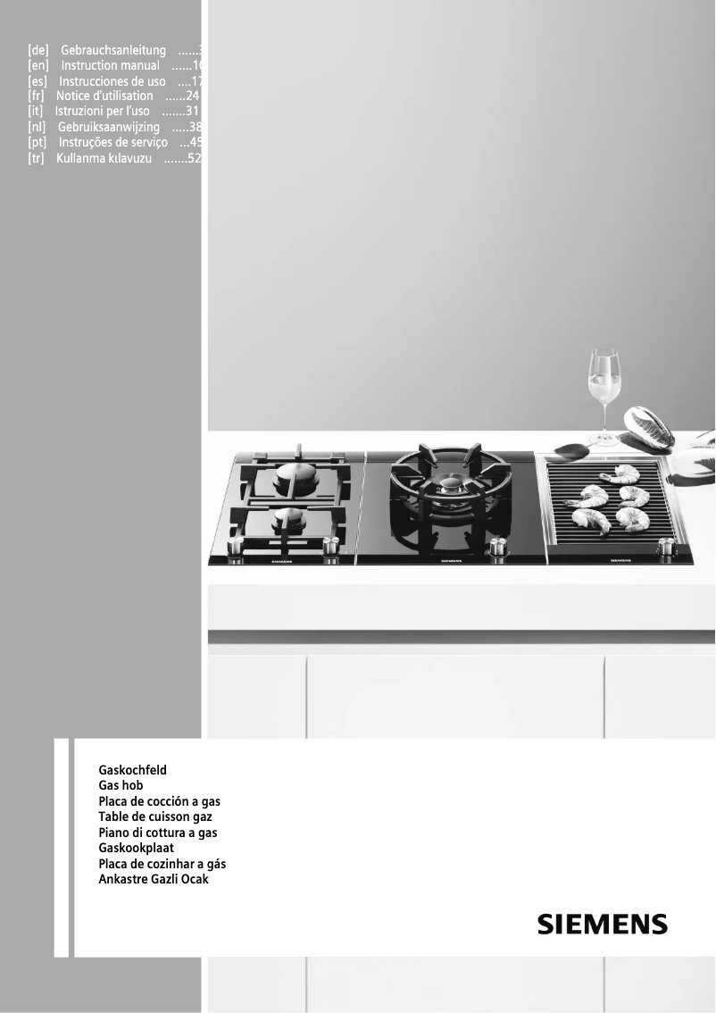 Page 1 de la notice Manuel utilisateur Siemens ER326AB70D