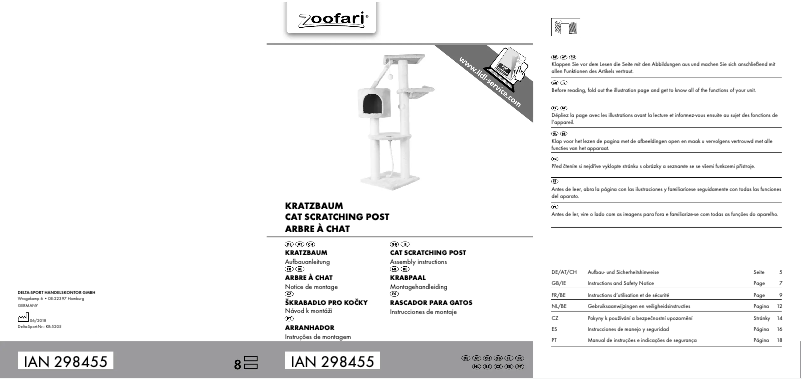Página 1 del manual Manual de usuario Zoofari IAN 298455