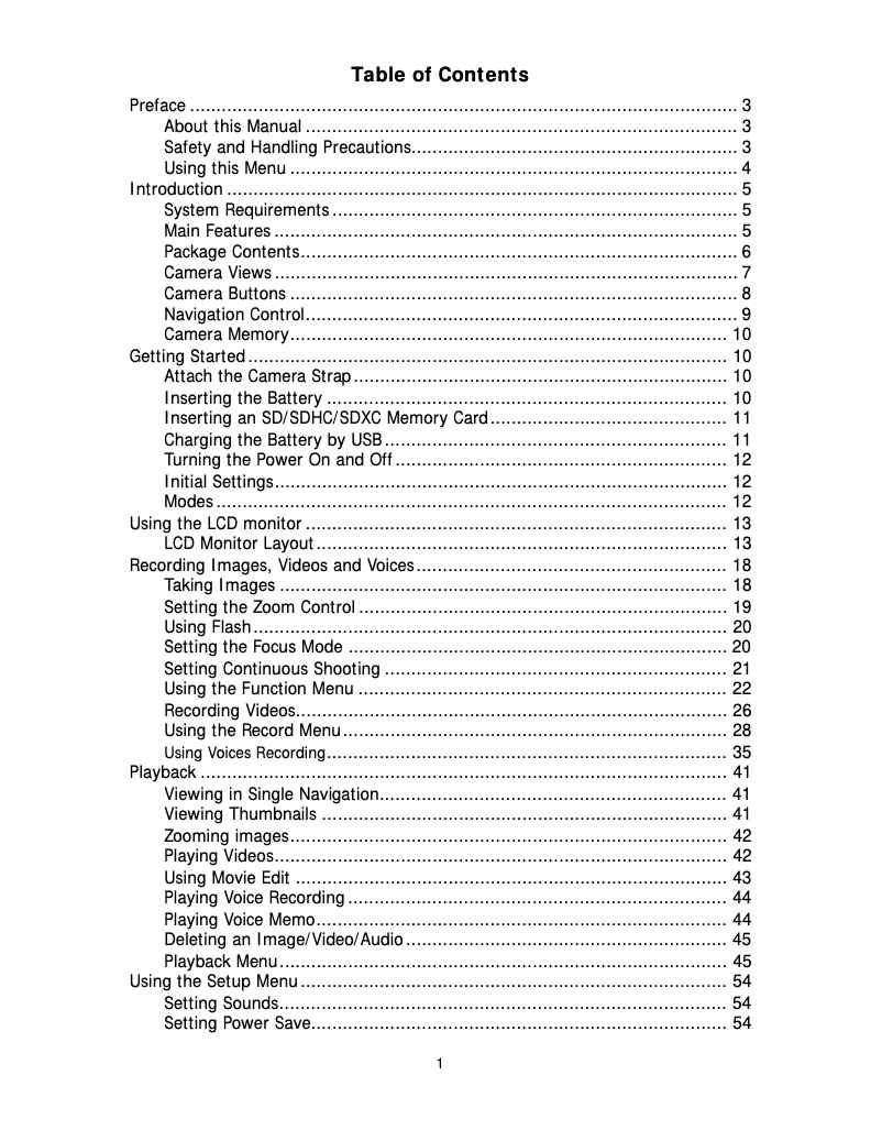 Page 1 de la notice Manuel utilisateur Pentacon LM16-Z52