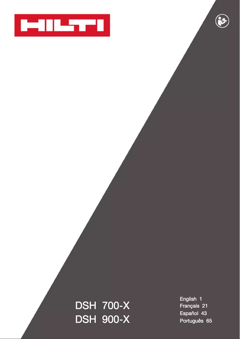 Image de la première page du manuel de l'appareil DSH 700-X