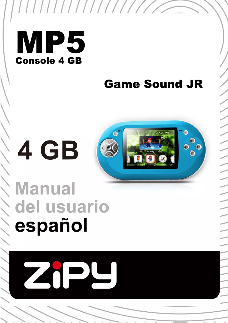 Page 1 de la notice Manuel utilisateur ZipyLife Game Sound JR