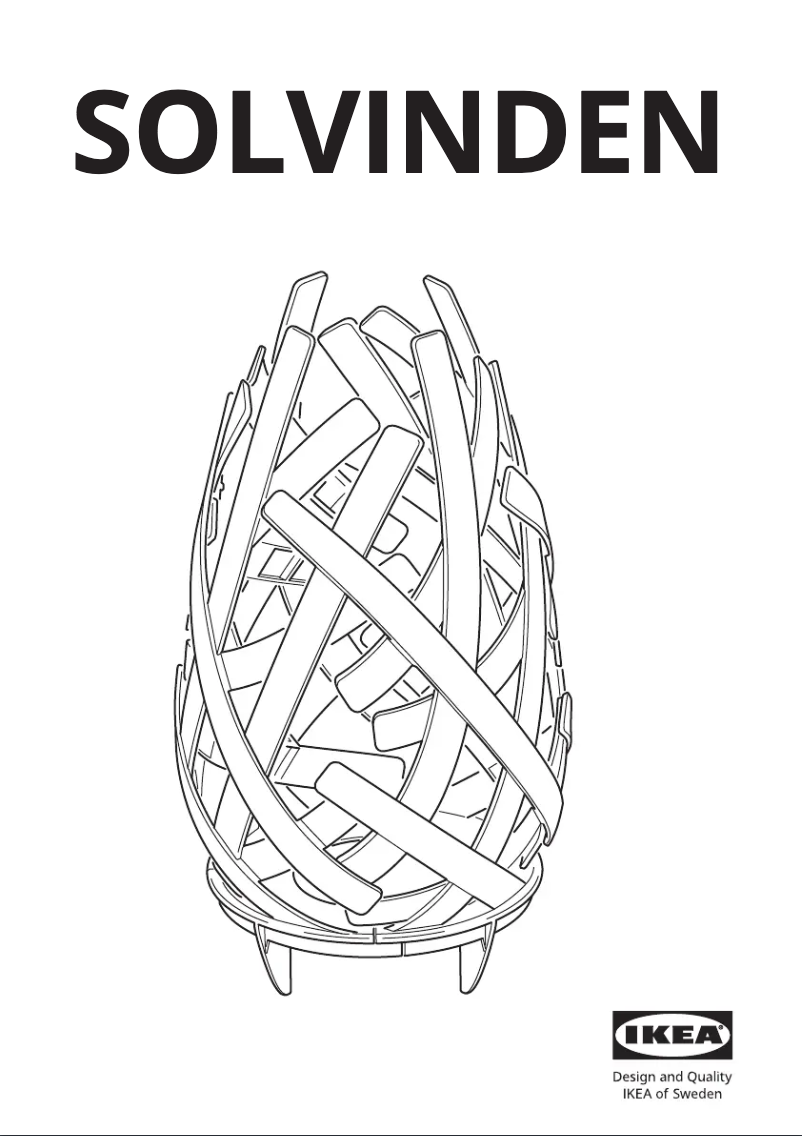 Image de la première page du manuel de l'appareil SOLVINDEN 205.718.57