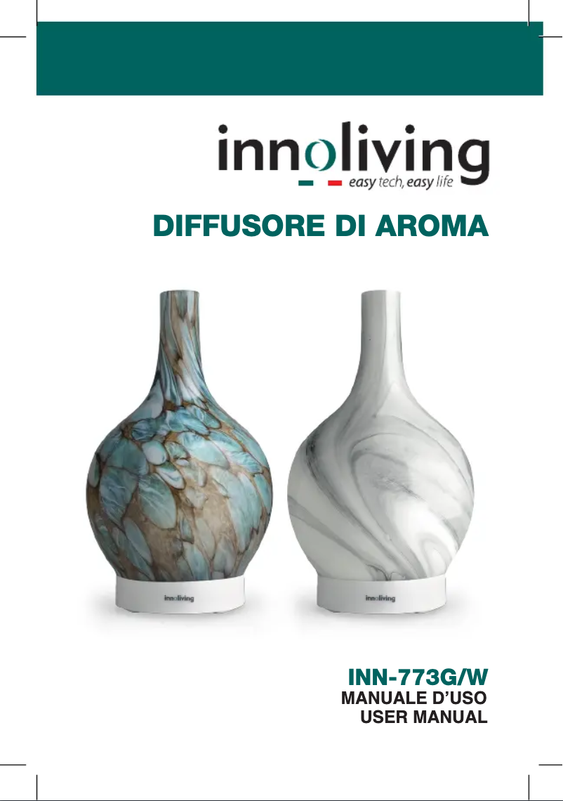 Imagen de la primera página del manual del dispositivo INN-773W