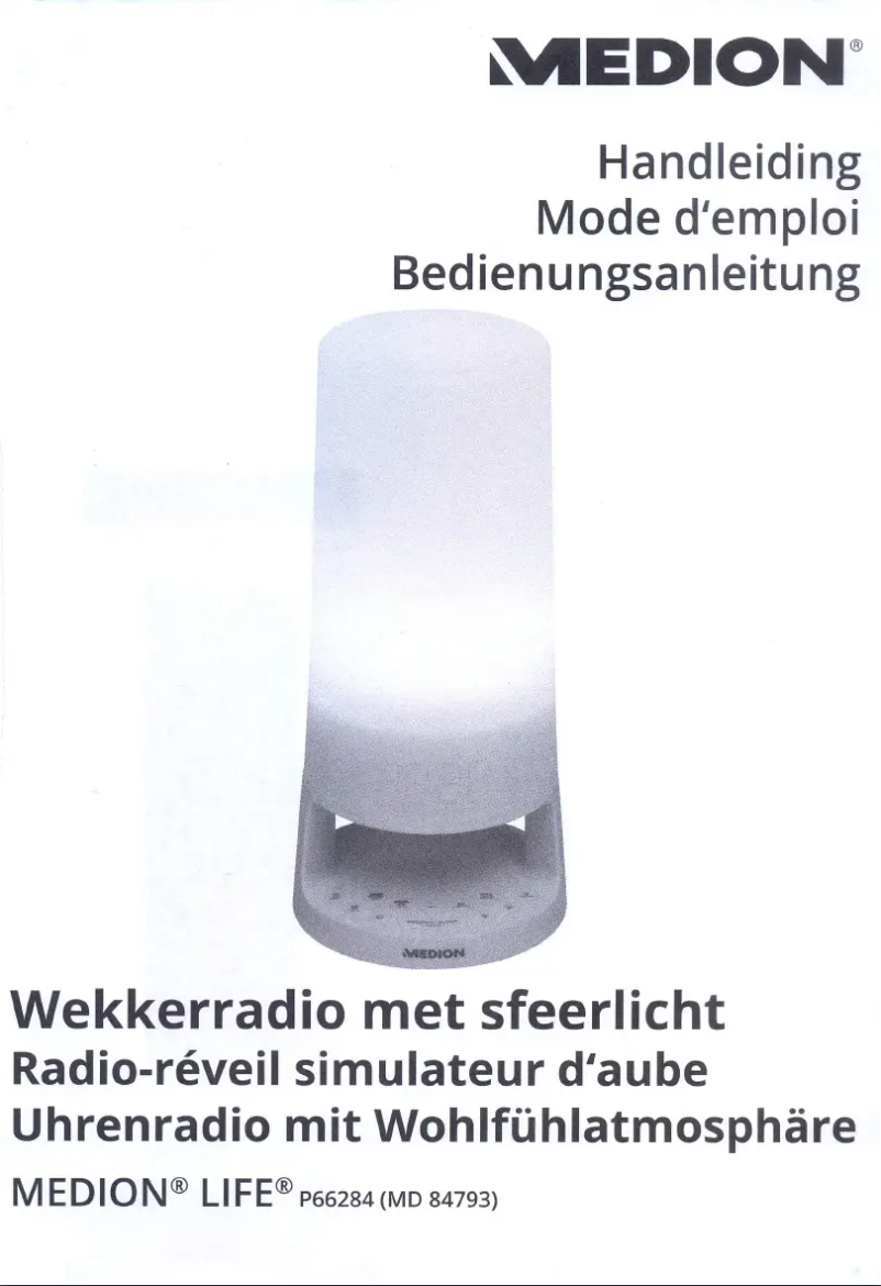 Image de la première page du manuel de l'appareil P66284