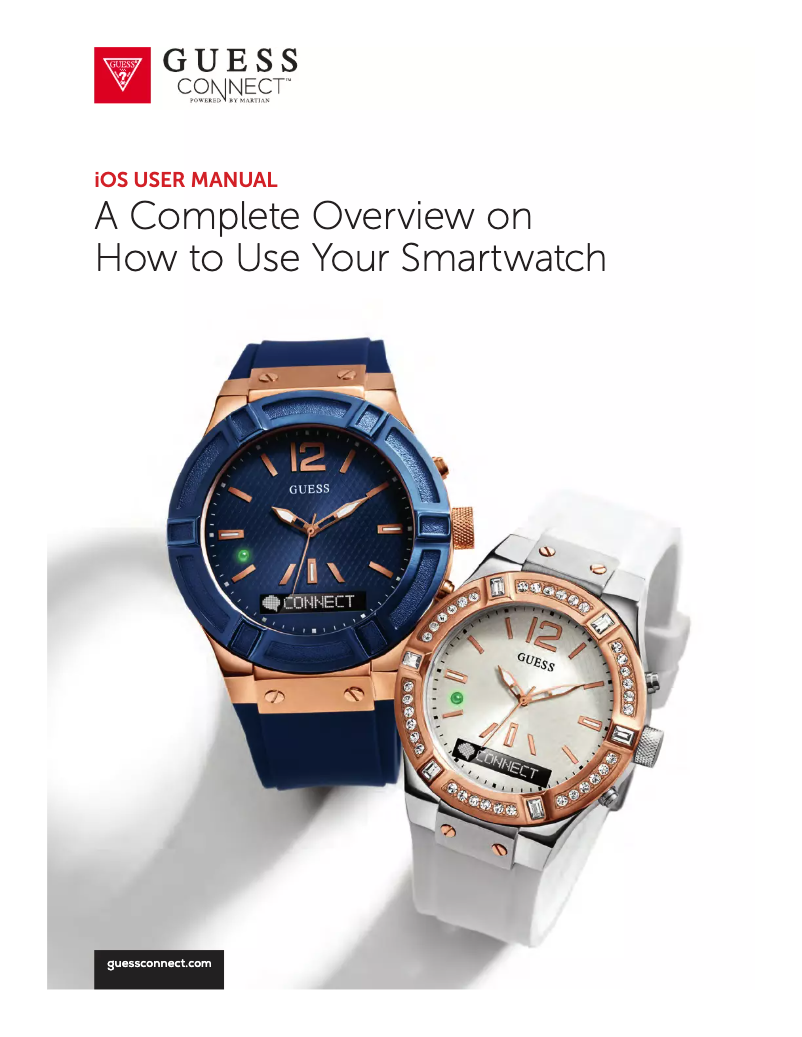 Page n°1 - Manuel utilisateur Guess Watch C1002M3