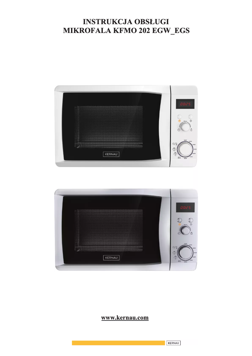Página 1 del manual Manual de usuario Kernau KFMO 202 EGS