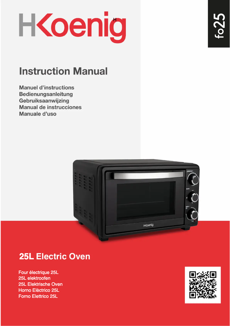 Image de la première page du manuel de l'appareil FO25