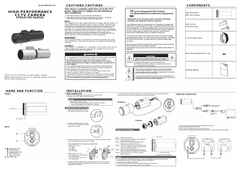 Page 1 de la notice Manuel utilisateur KT&C KPC-EW650NU