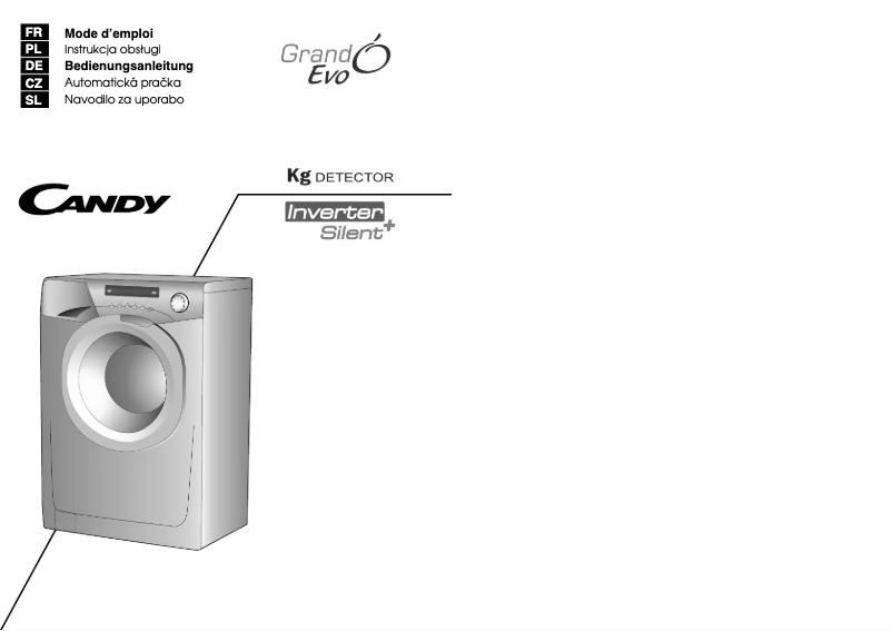 Page 1 de la notice Manuel utilisateur Candy EVO 1683DH-S