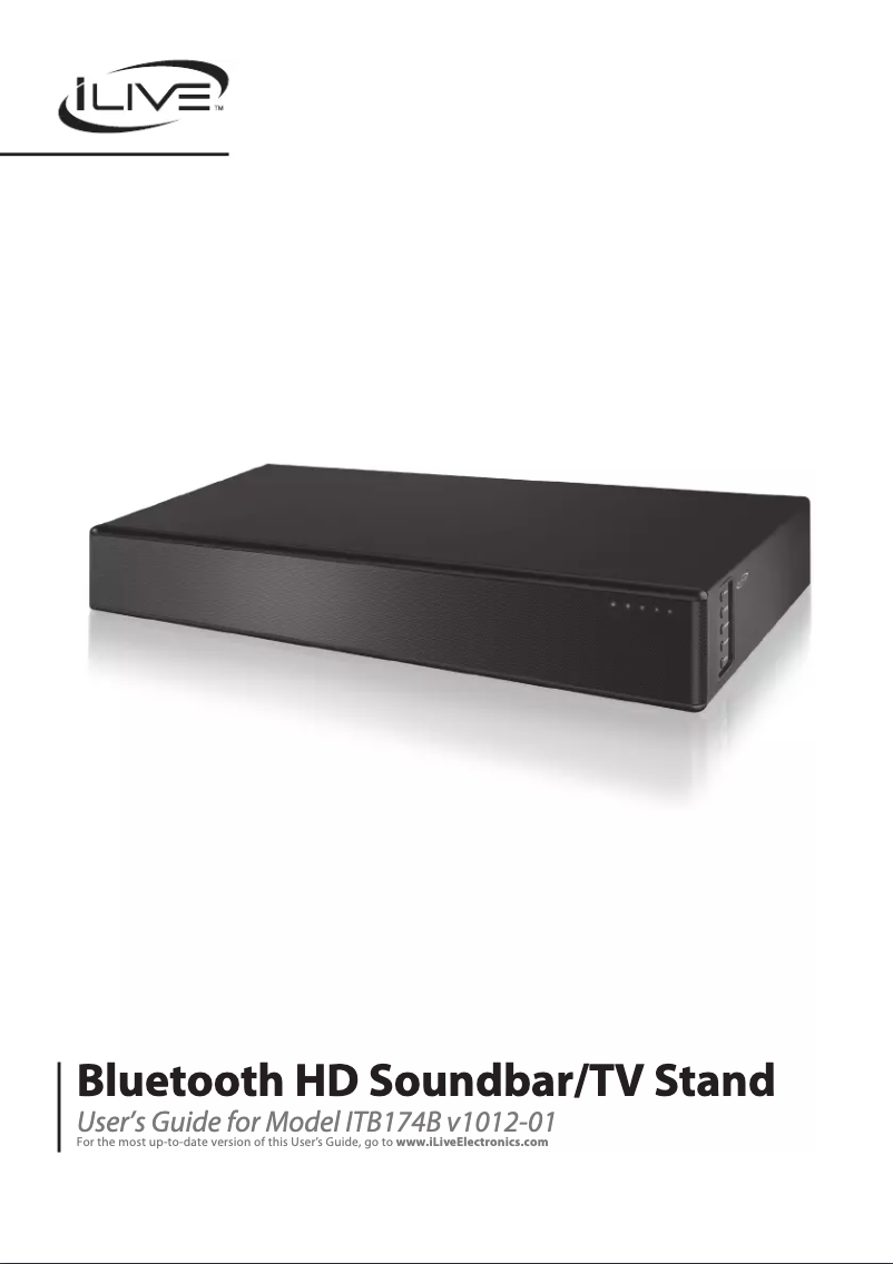 Page 1 de la notice Manuel utilisateur iLive ITB174B