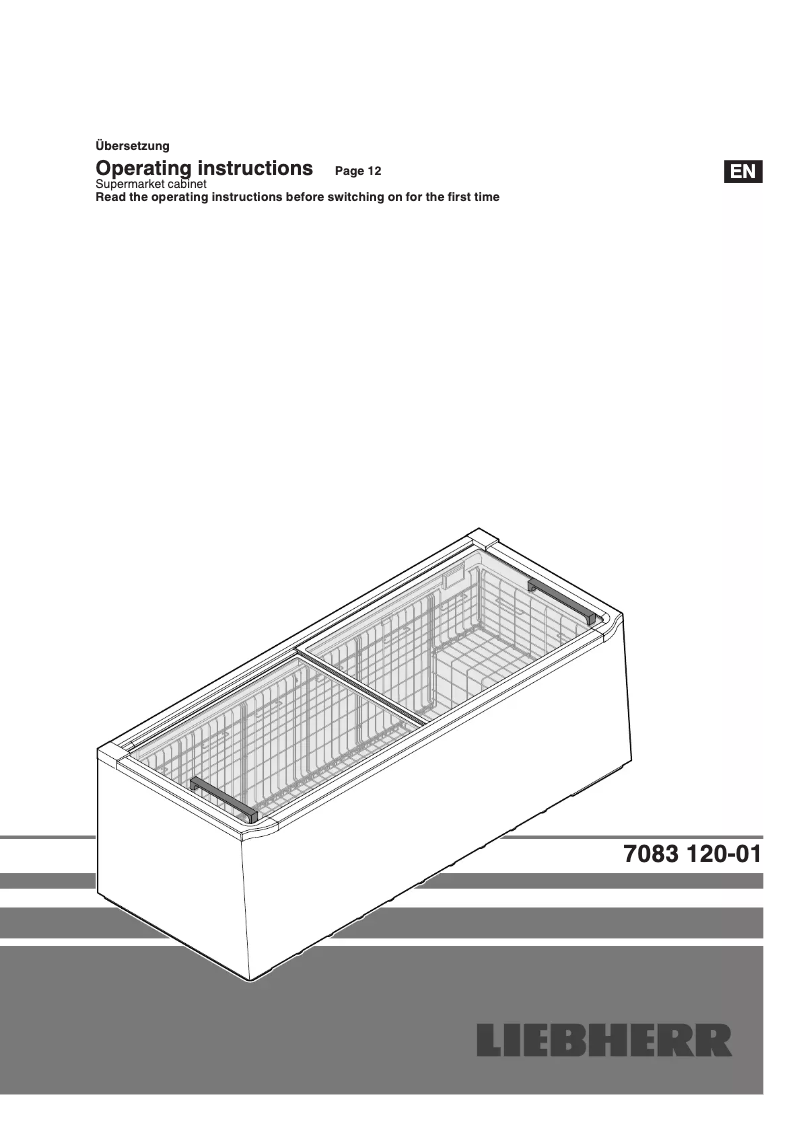 Page n°1 - Manuel utilisateur Liebherr SGTlow 1122