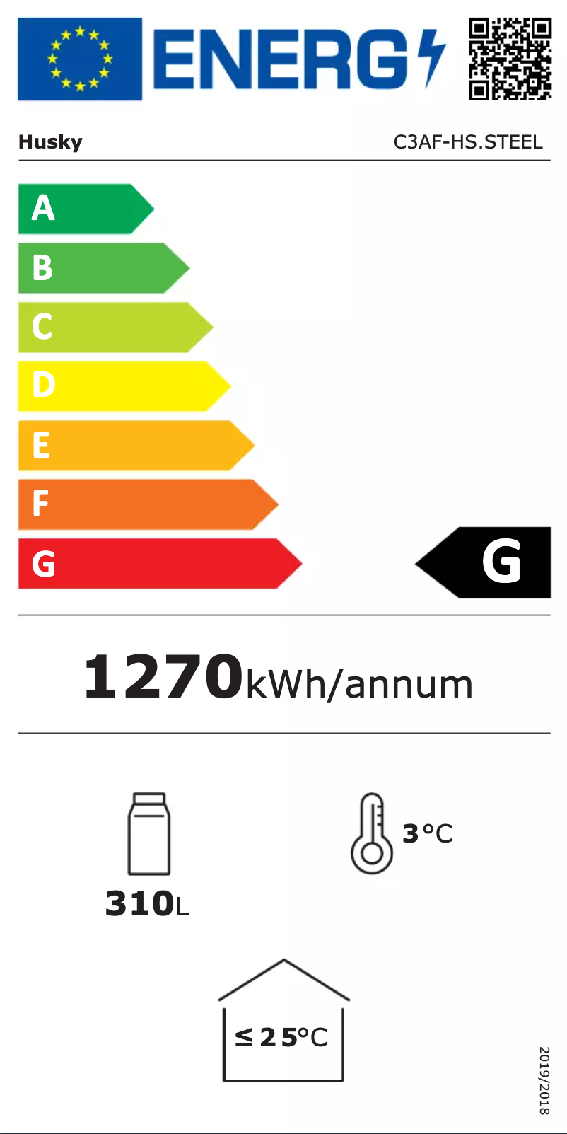 Page 1 de la notice Manuel utilisateur Husky C3AF-HS-STEEL