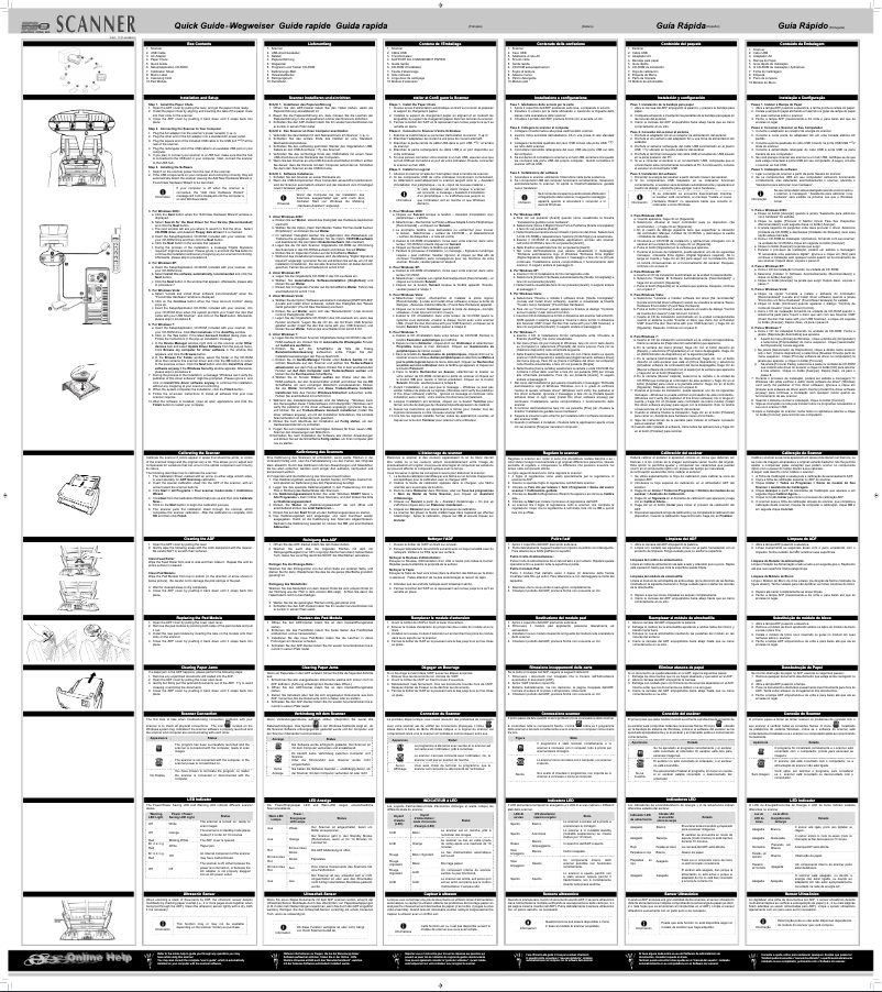 Page n°1 - Manuel utilisateur Plustek SmartOffice PS406