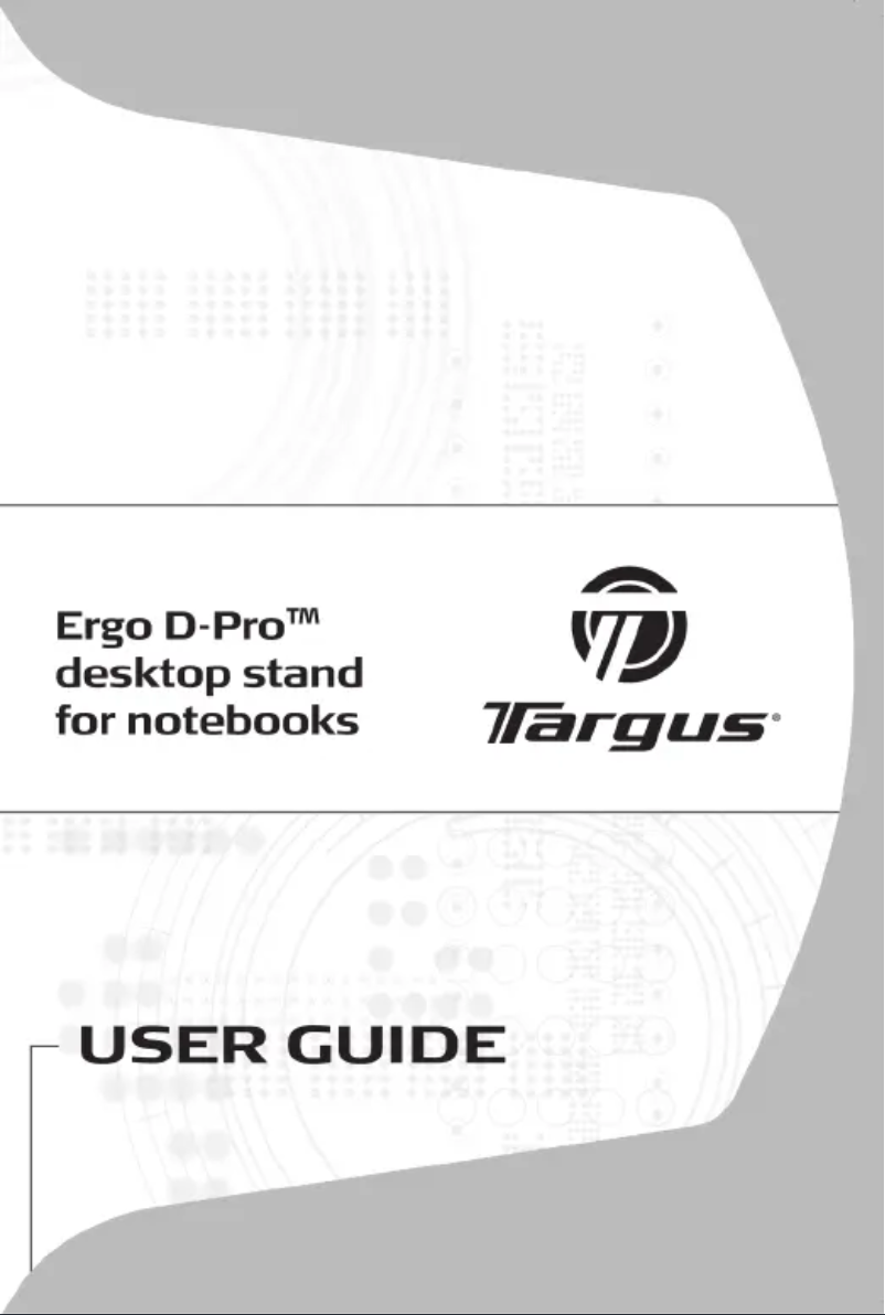 Page 1 de la notice Manuel utilisateur Targus AWE05EU