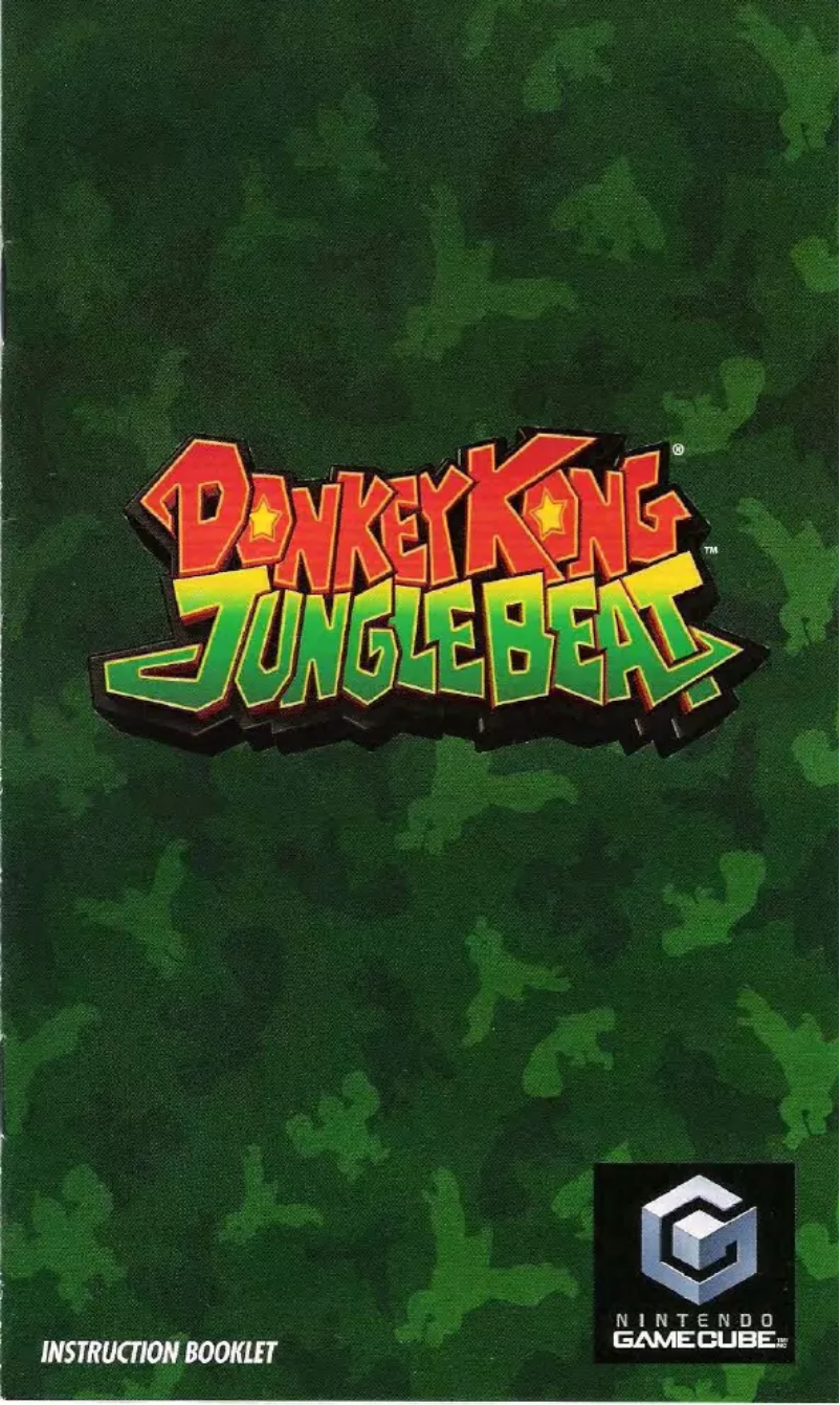 Page 1 de la notice Manuel utilisateur Nintendo Donkey Kong Jungle Beat (GameCube)