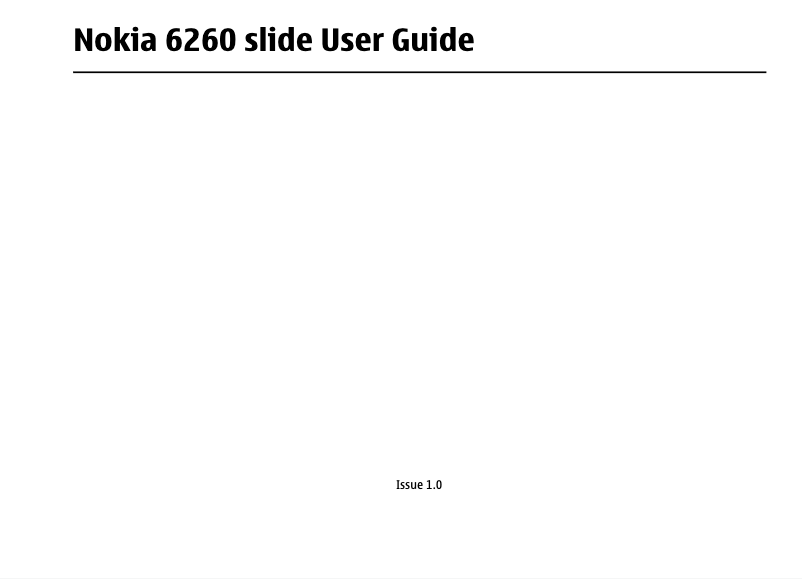 Image de la première page du manuel de l'appareil 6260 Slide