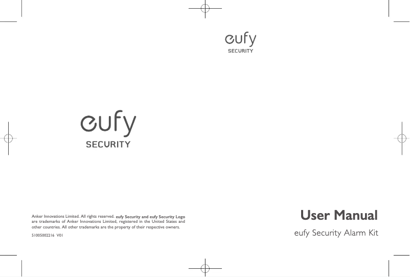 Página 1 del manual Manual de usuario Eufy Security Alarm Kit