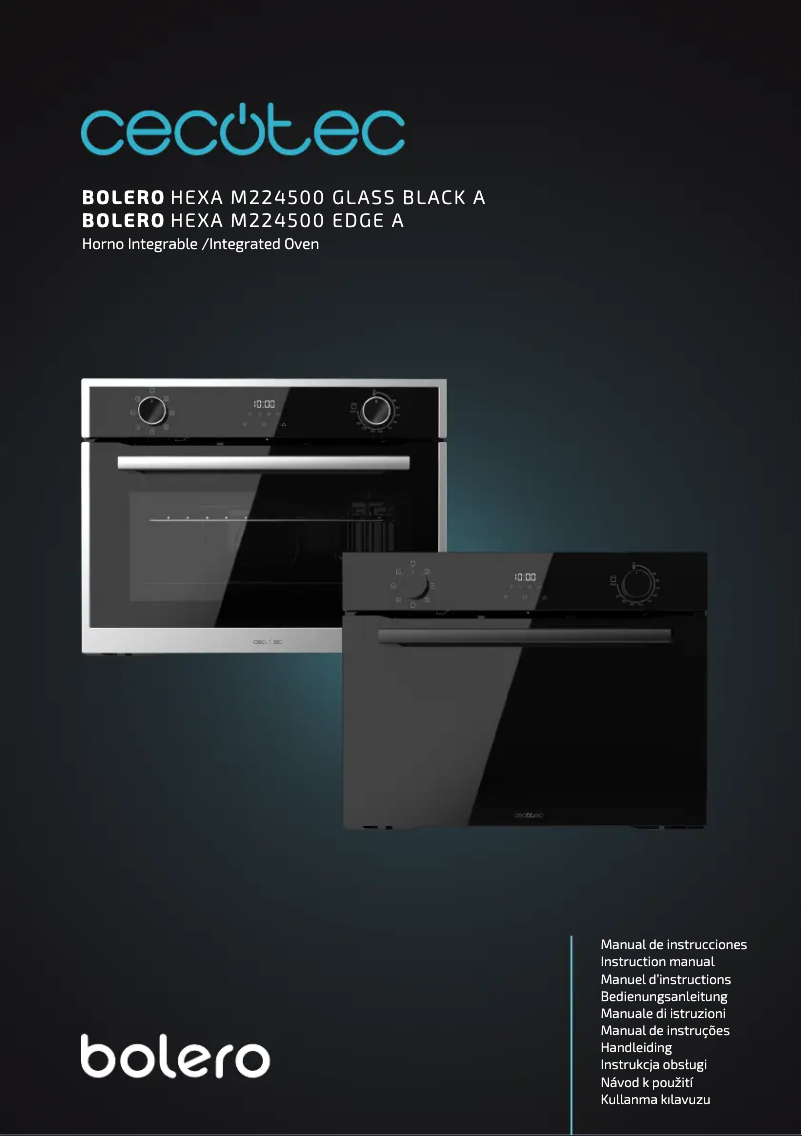 Image de la première page du manuel de l'appareil Bolero Hexa M224500