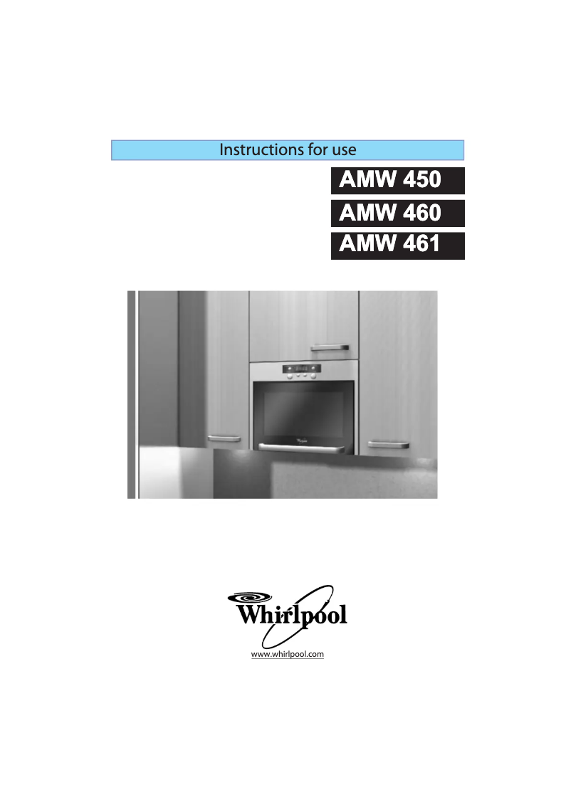 Page 1 de la notice Manuel utilisateur Whirlpool AMW46