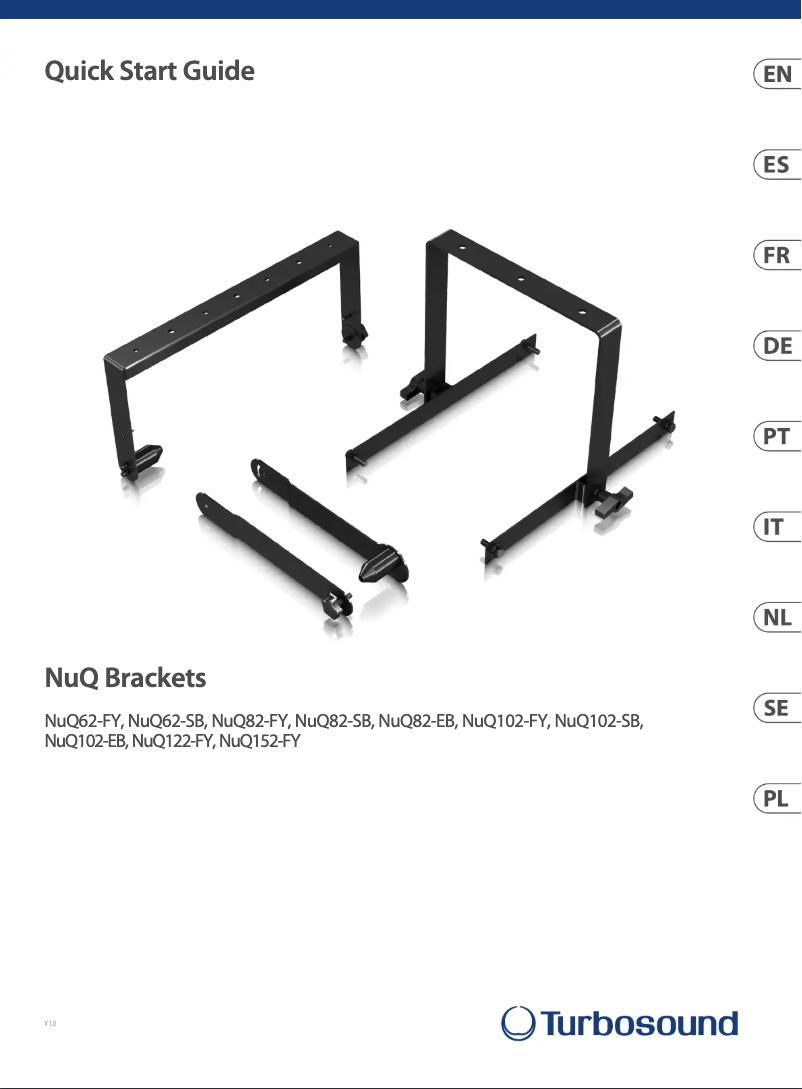 Page n°1 - Guide de démarrage rapide Turbosound NuQ122-FY