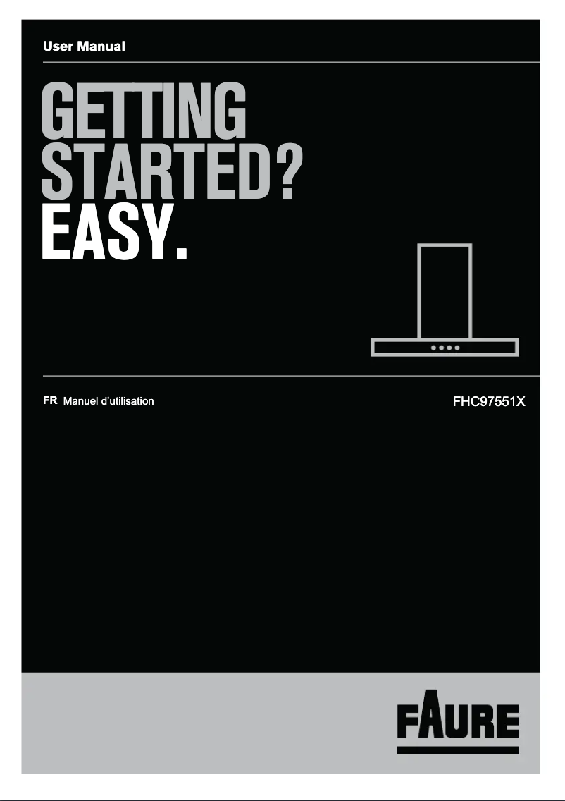 Página 1 del manual Manual de usuario Faure FHC97551X