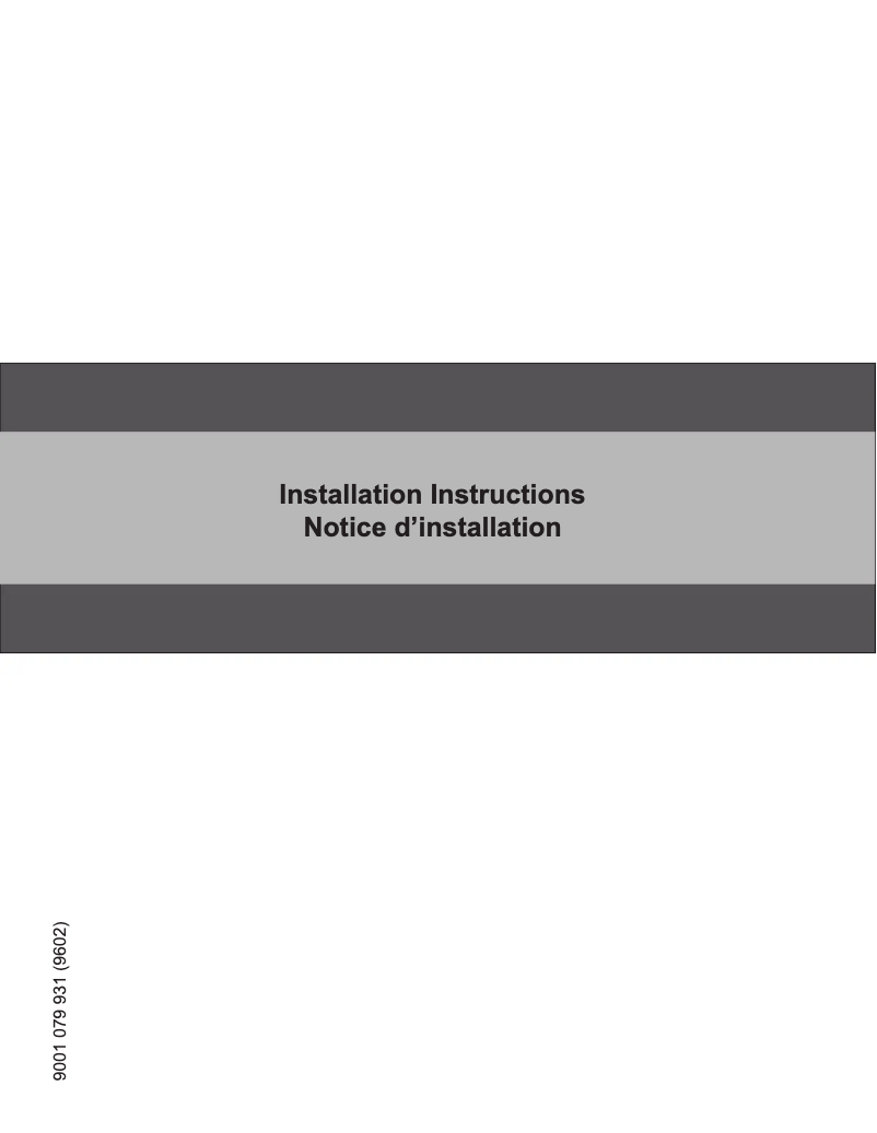 Page n°1 - Guide d'installation Bosch SPV5ES53UC