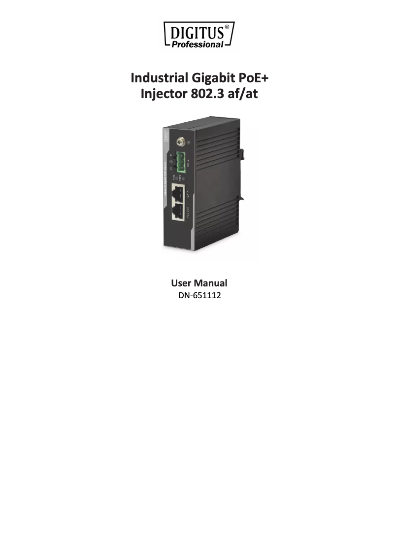 Image de la première page du manuel de l'appareil DN-651112