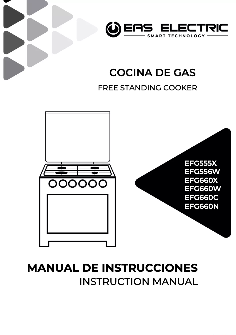 Page n°1 - Manuel utilisateur EAS Electric EFG556W