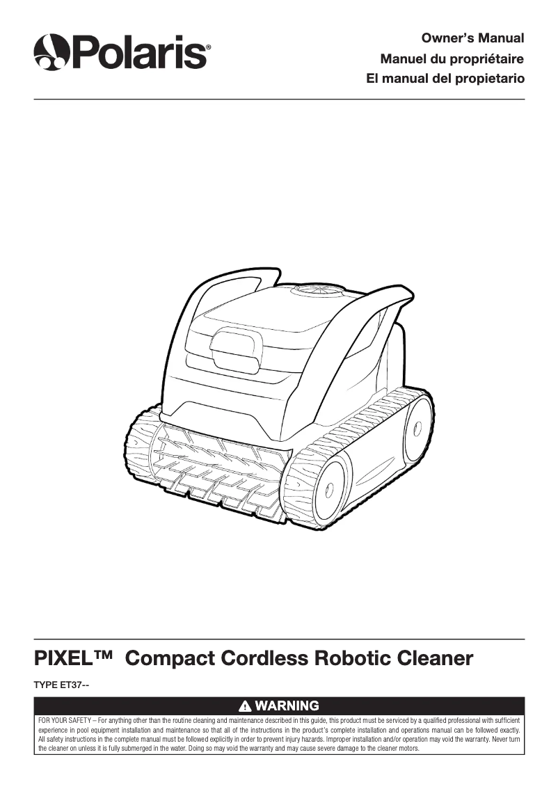 Image de la première page du manuel de l'appareil PIXEL