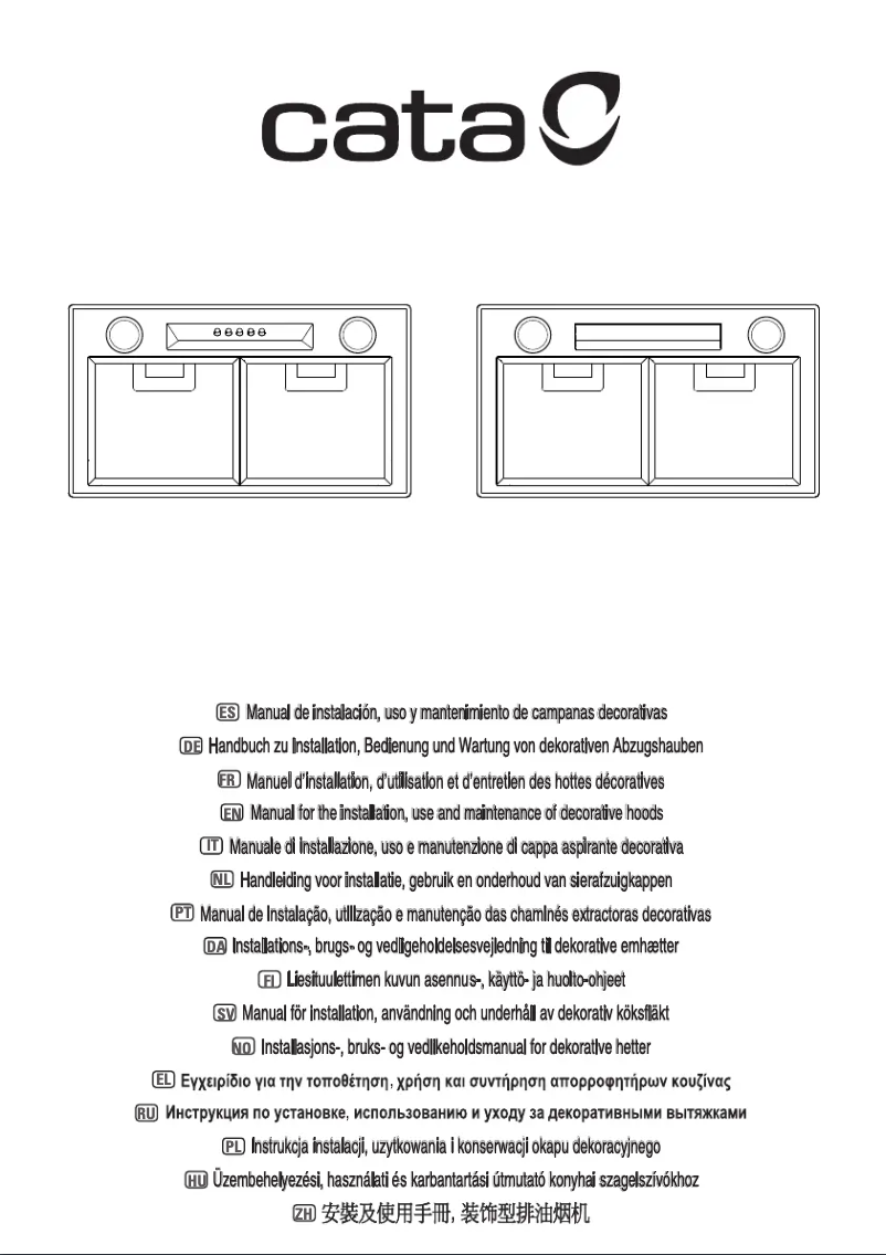 Página 1 del manual Manual de usuario CATA G 50 Lux X
