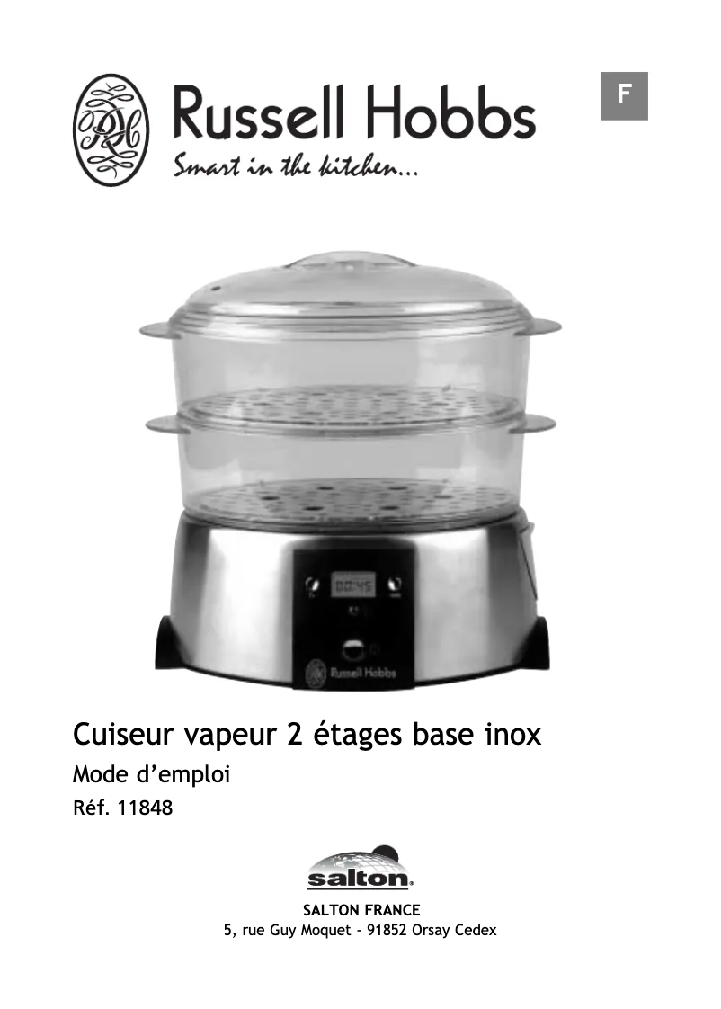 Page 1 de la notice Manuel utilisateur Russell Hobbs 11848-56