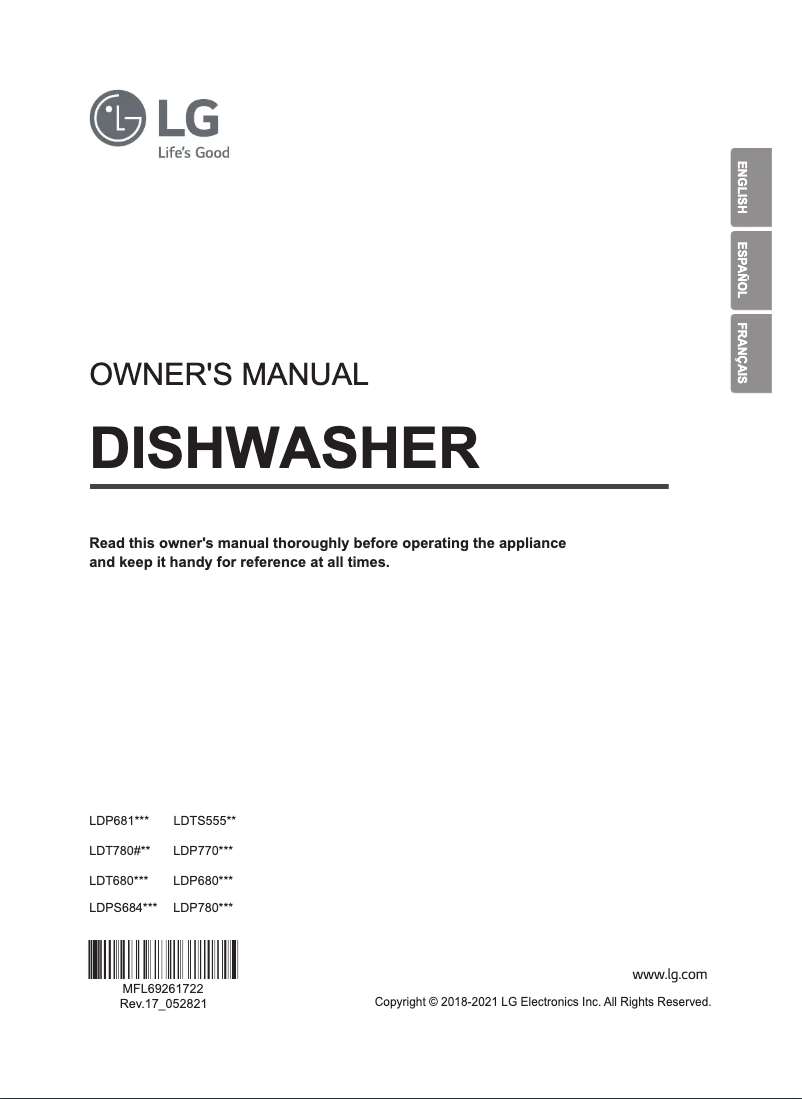 Image de la première page du manuel de l'appareil LDTS5552D