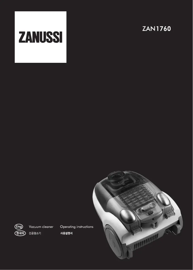 Page n°1 - Manuel utilisateur Zanussi ZAN1760