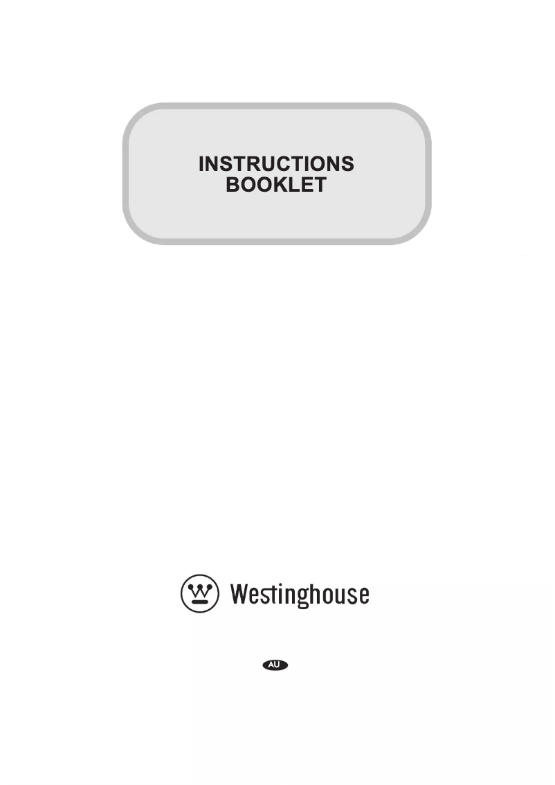 Page 1 de la notice Manuel utilisateur Westinghouse PSP964S