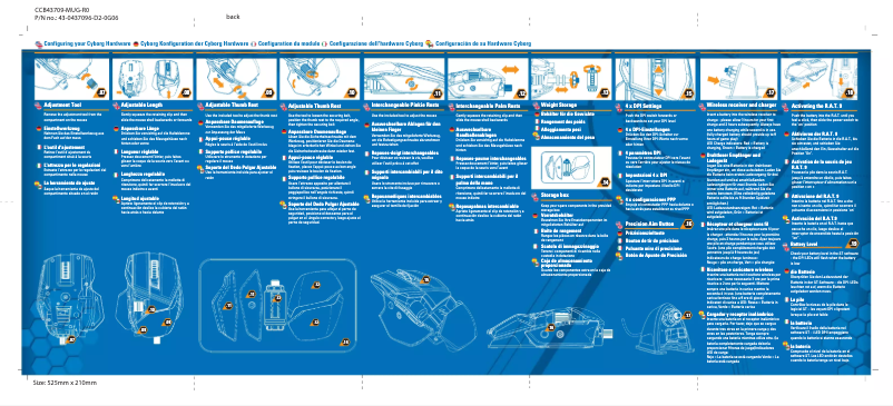 Page n°1 - Manuel utilisateur Cyborg R.A.T 9