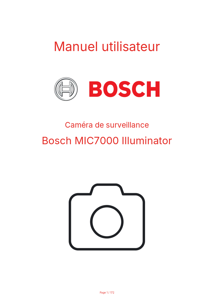 Image de la première page du manuel de l'appareil MIC7000 Illuminator