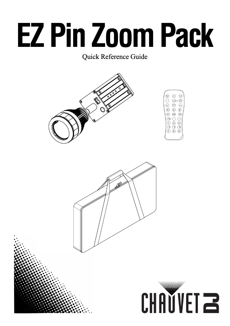 Image de la première page du manuel de l'appareil EZ Pin Zoom Pack