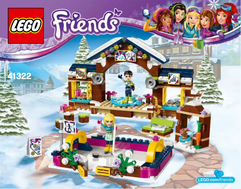 Page 1 de la notice Consignes visuelles Lego Friends 41322